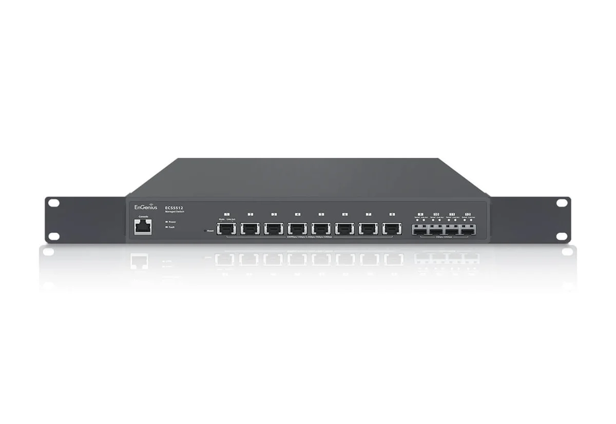EnGenius ECS5512 Cloud Switch — 8x10G + 4x SFP+