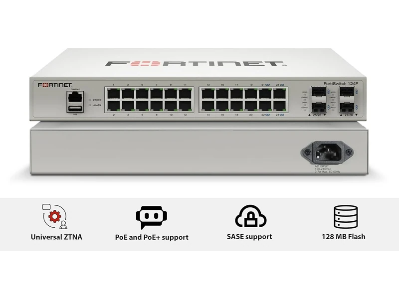 FortiSwitch FS-124F görsel 2