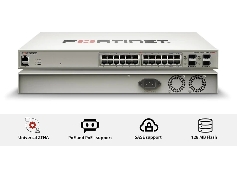 FortiSwitch FS-124F-FPOE görsel 2